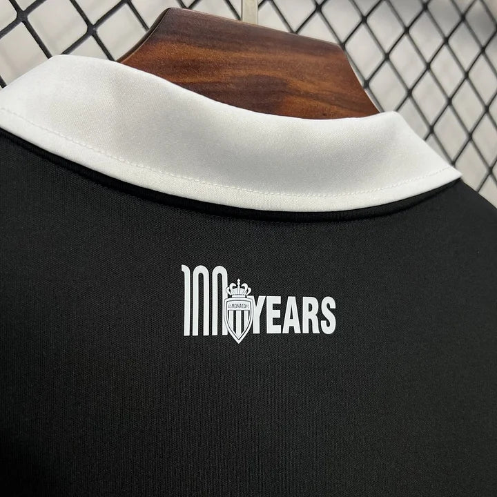 Maillot AS Monaco foot noir 2024 2025