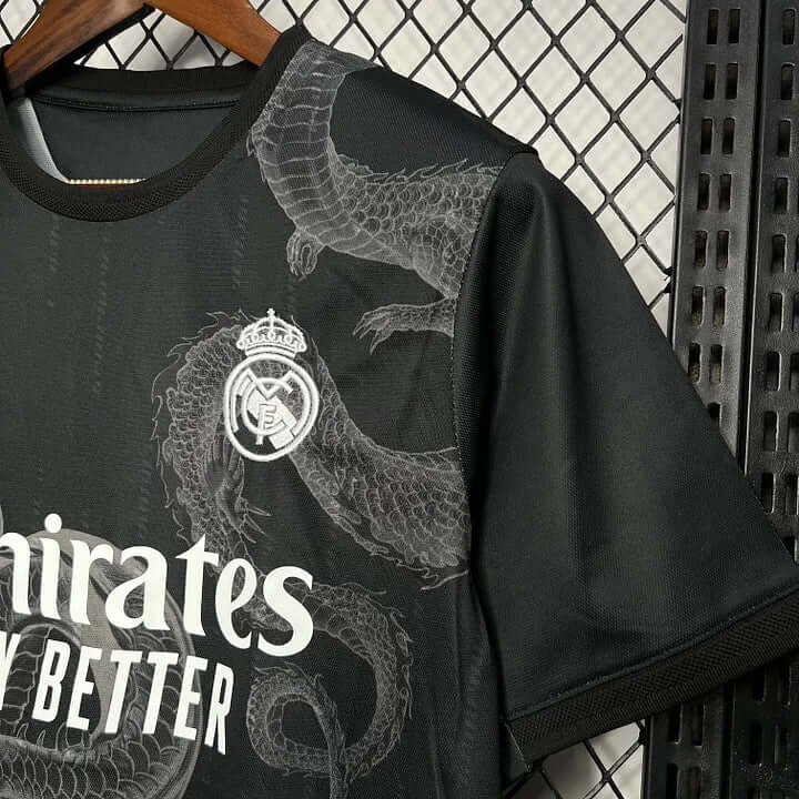 Maillot Real Madrid foot 2024 2025 Noir
