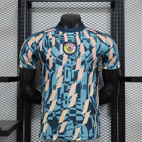 Maillot Manchester City Blue Retro Style Special Edition Shirt 24-25