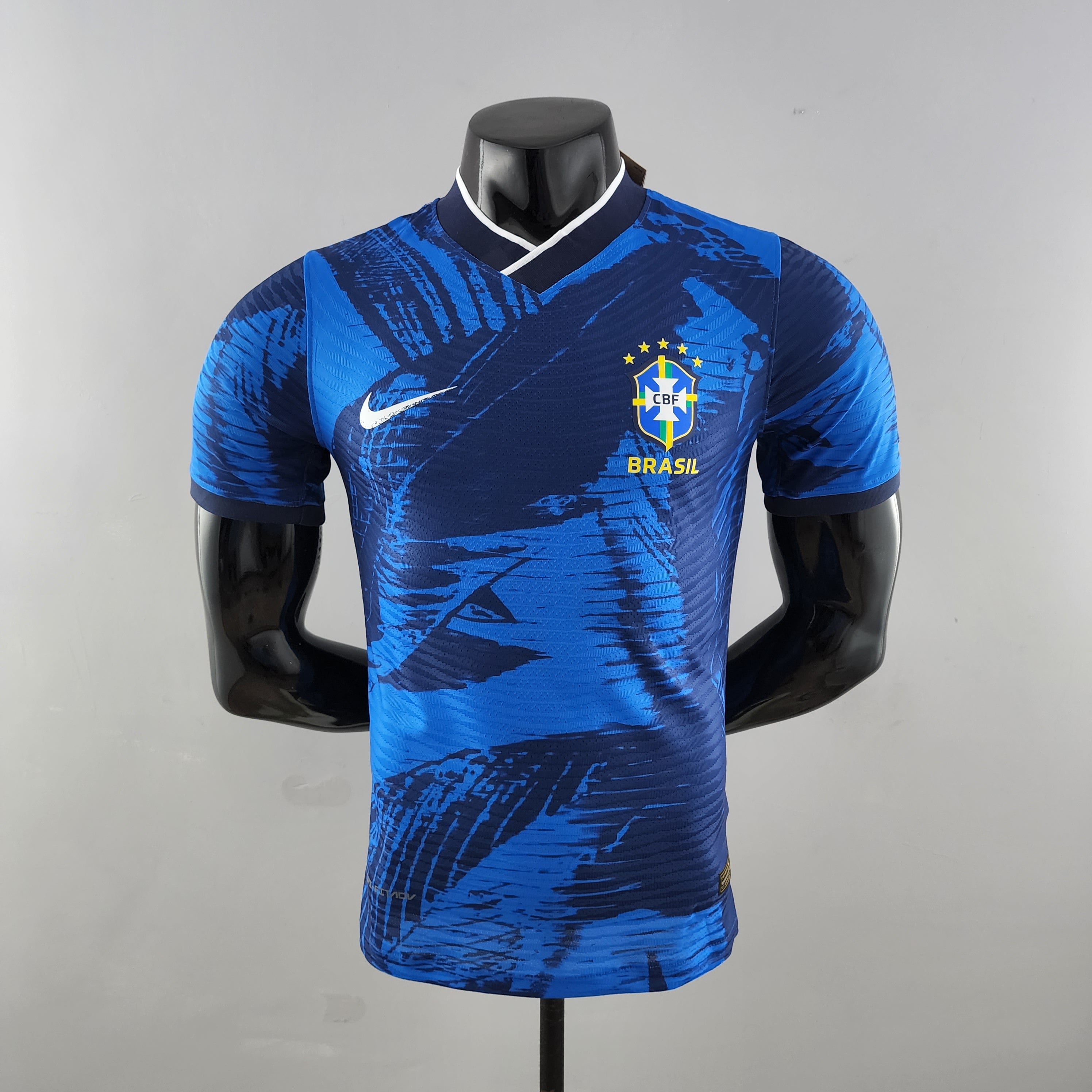 Brazil Version Joueur Bleu classique 2022