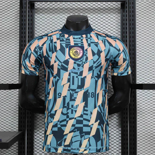 Maillot Manchester City Blue Retro Style Special Edition Shirt 24-25