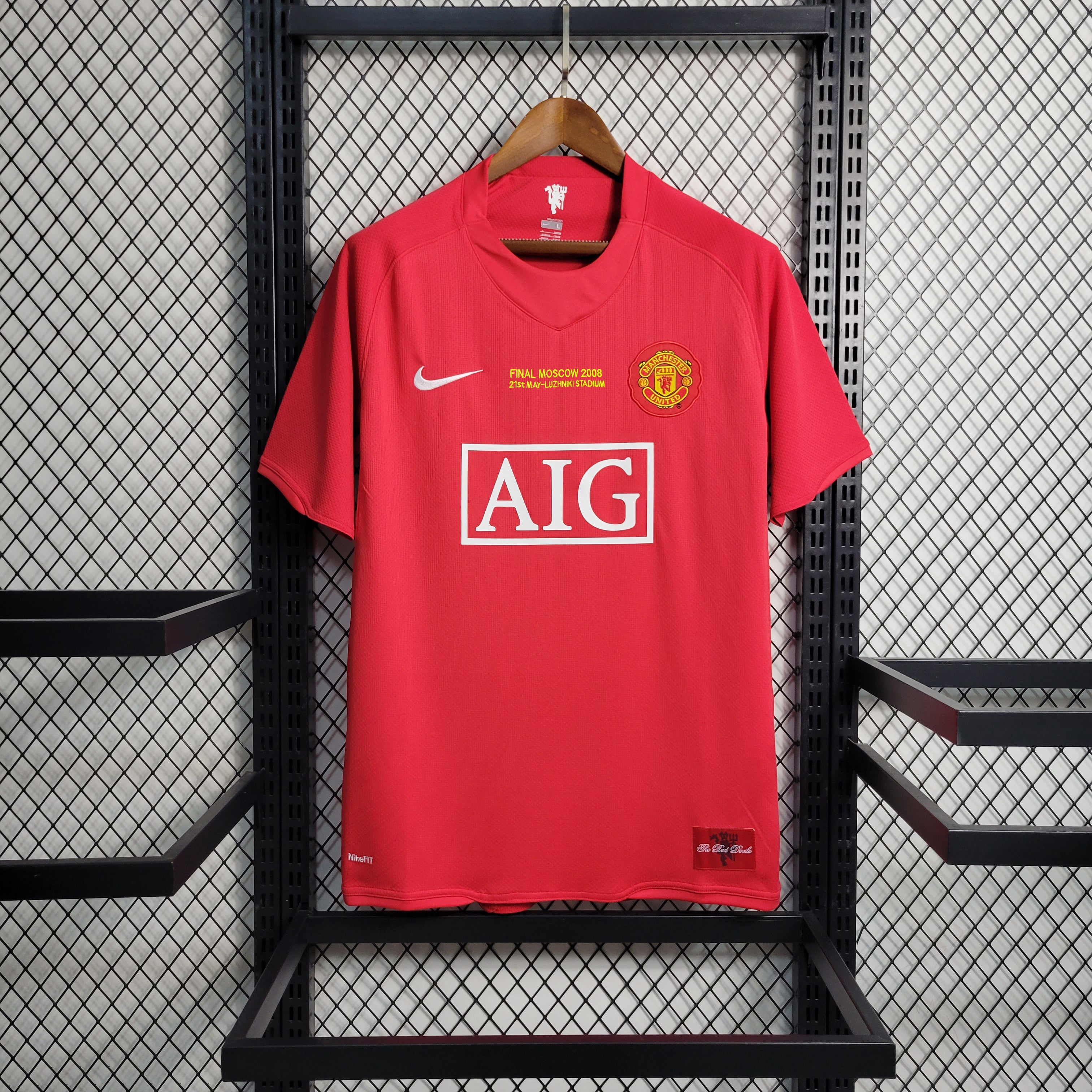 Manchester-United  Retro 07/08 domicile Champions League