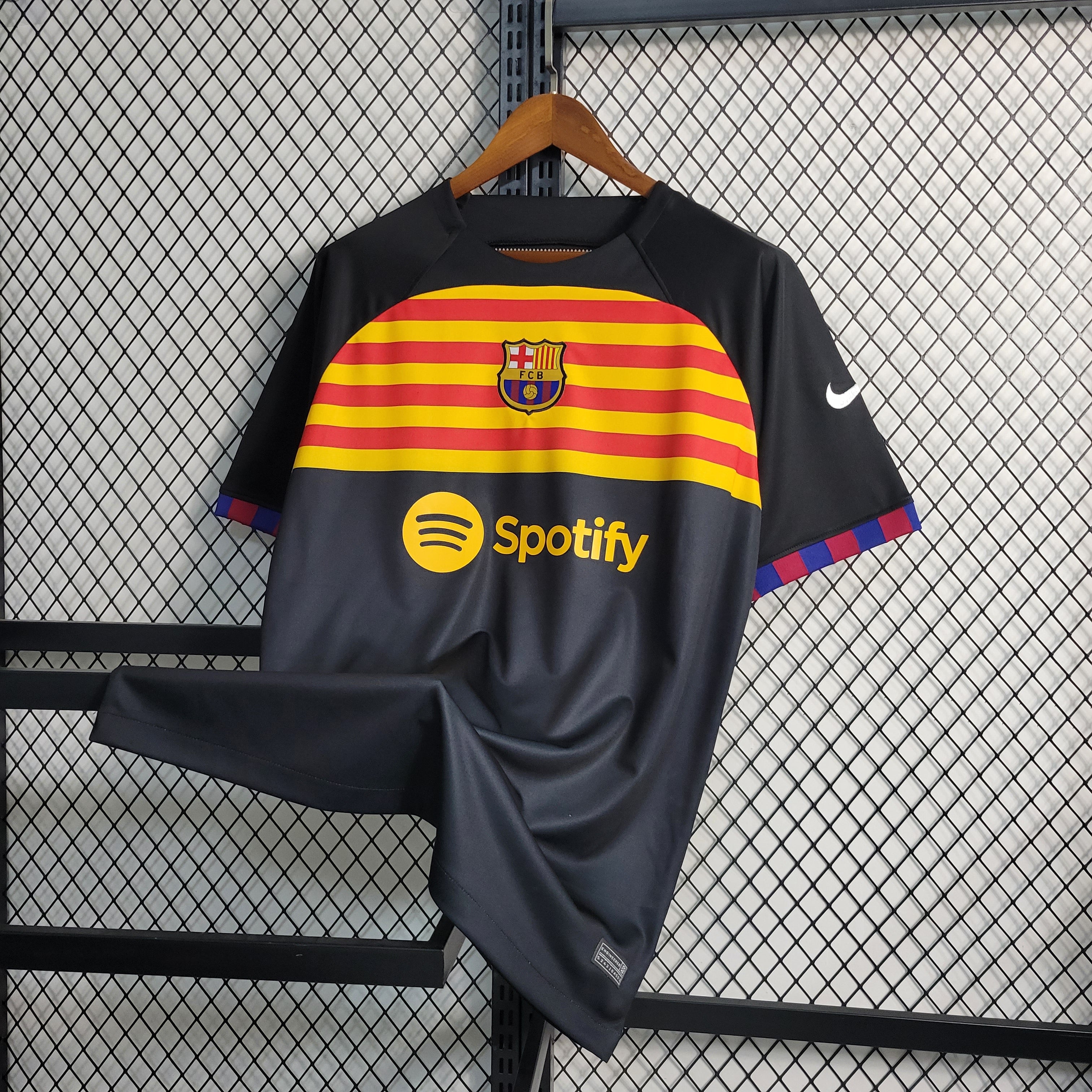 Barcelona Noir Maillot d'entraînement 23-24