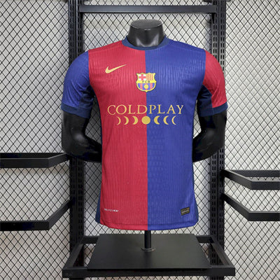 Barcelona 2024/25 Local Sponsor Coldplay Jersey Player