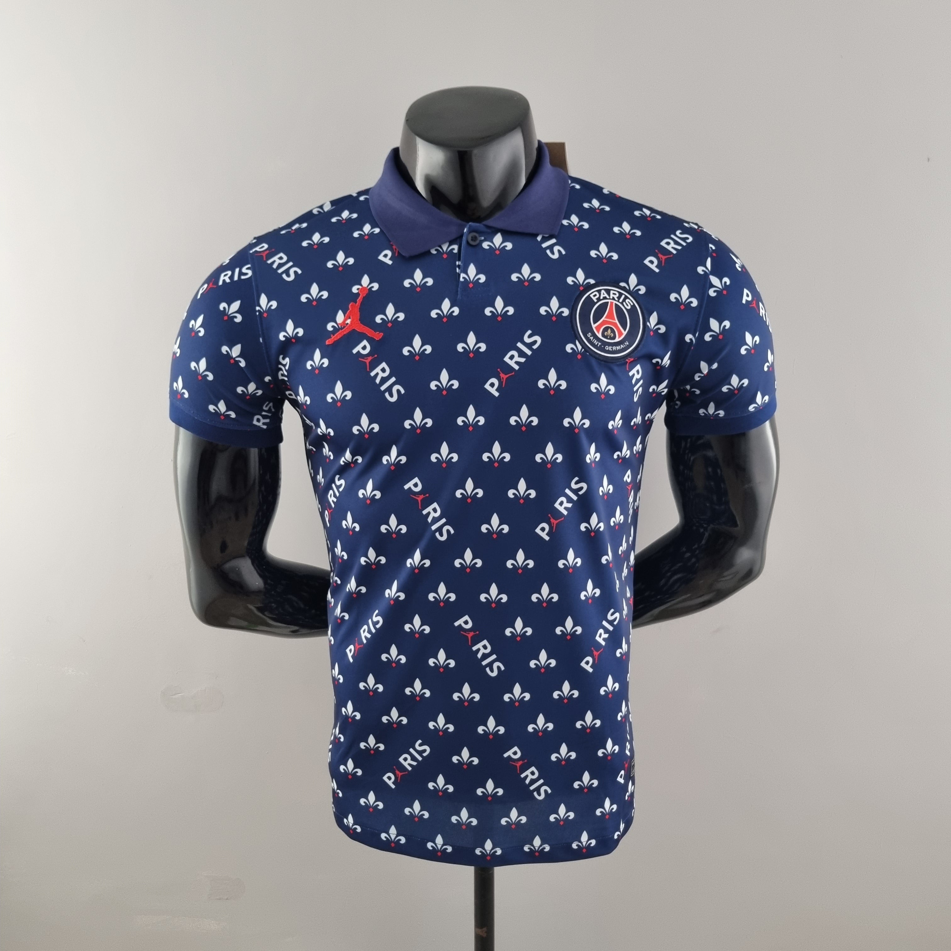 Polo PSG Jordan Bleu