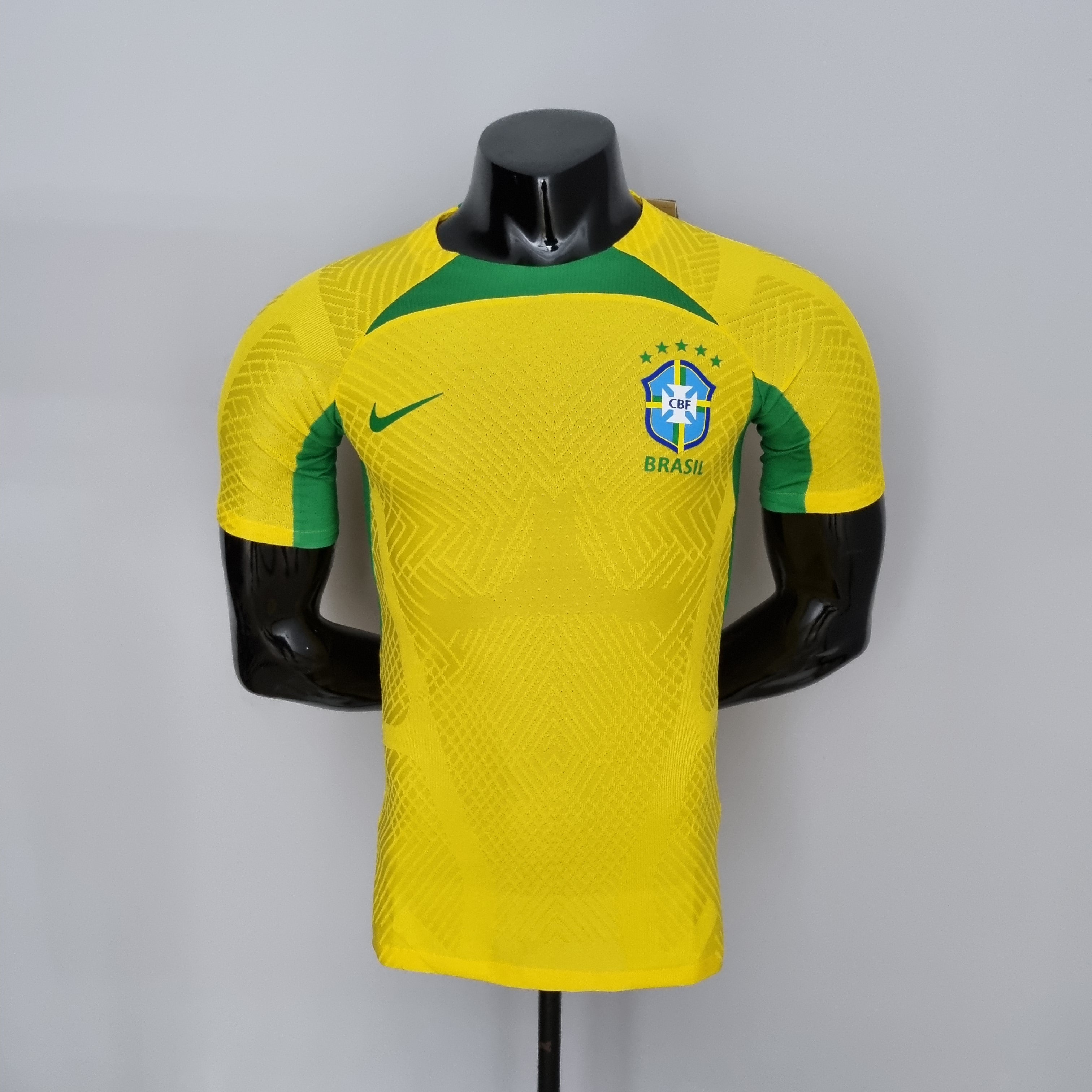 Brésil Maillot D'Entraînement Jaune Version Joueur 2022