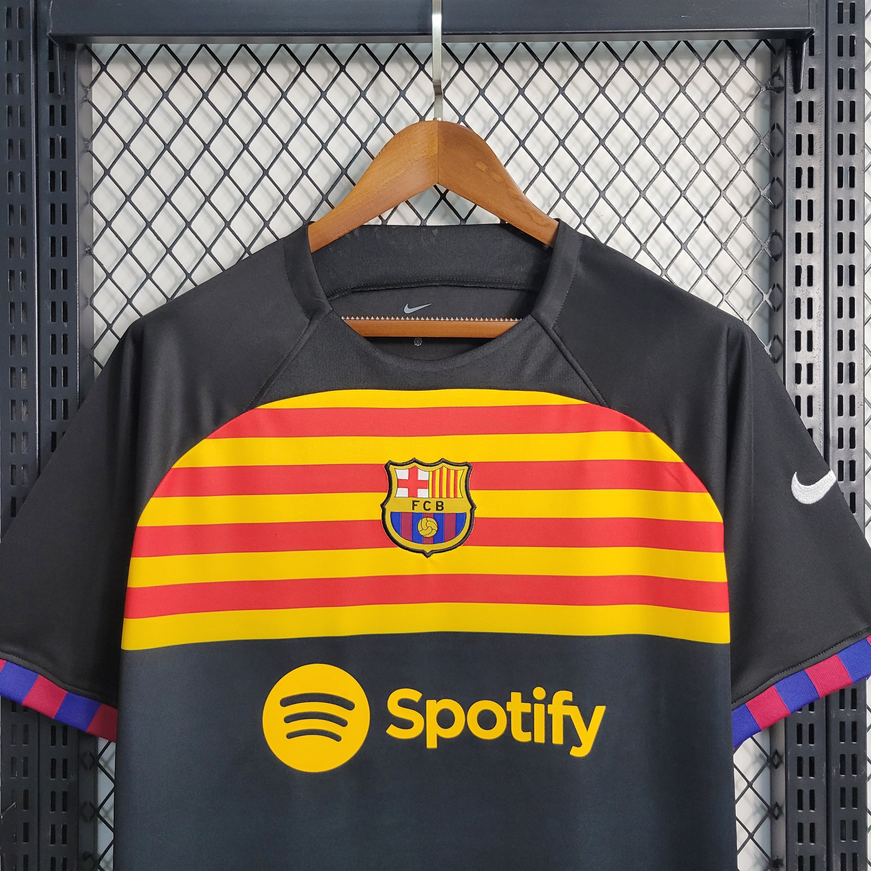 Barcelona Noir Maillot d'entraînement 23-24