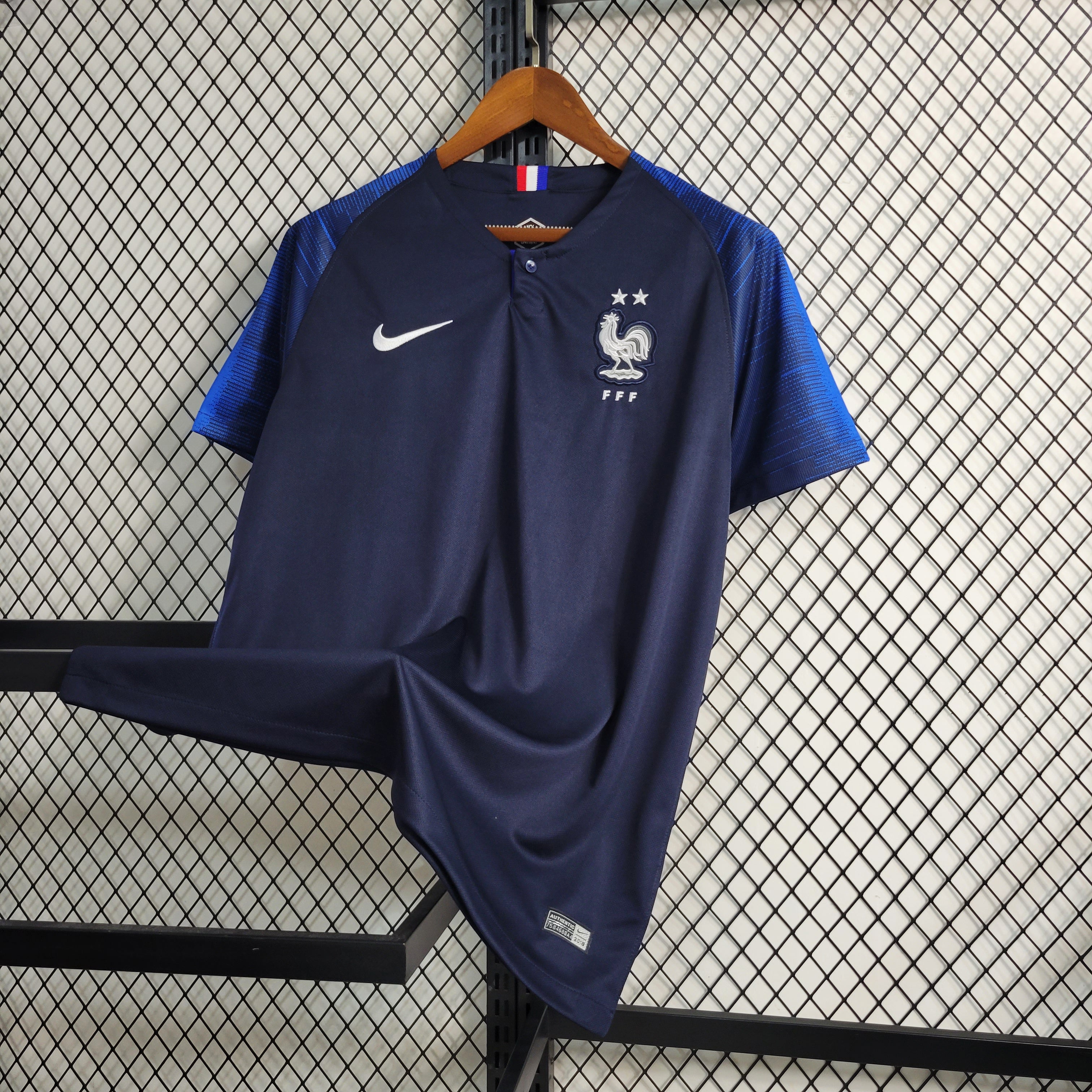 France Version Rétro Coupe Du Monde 2018 Domicile