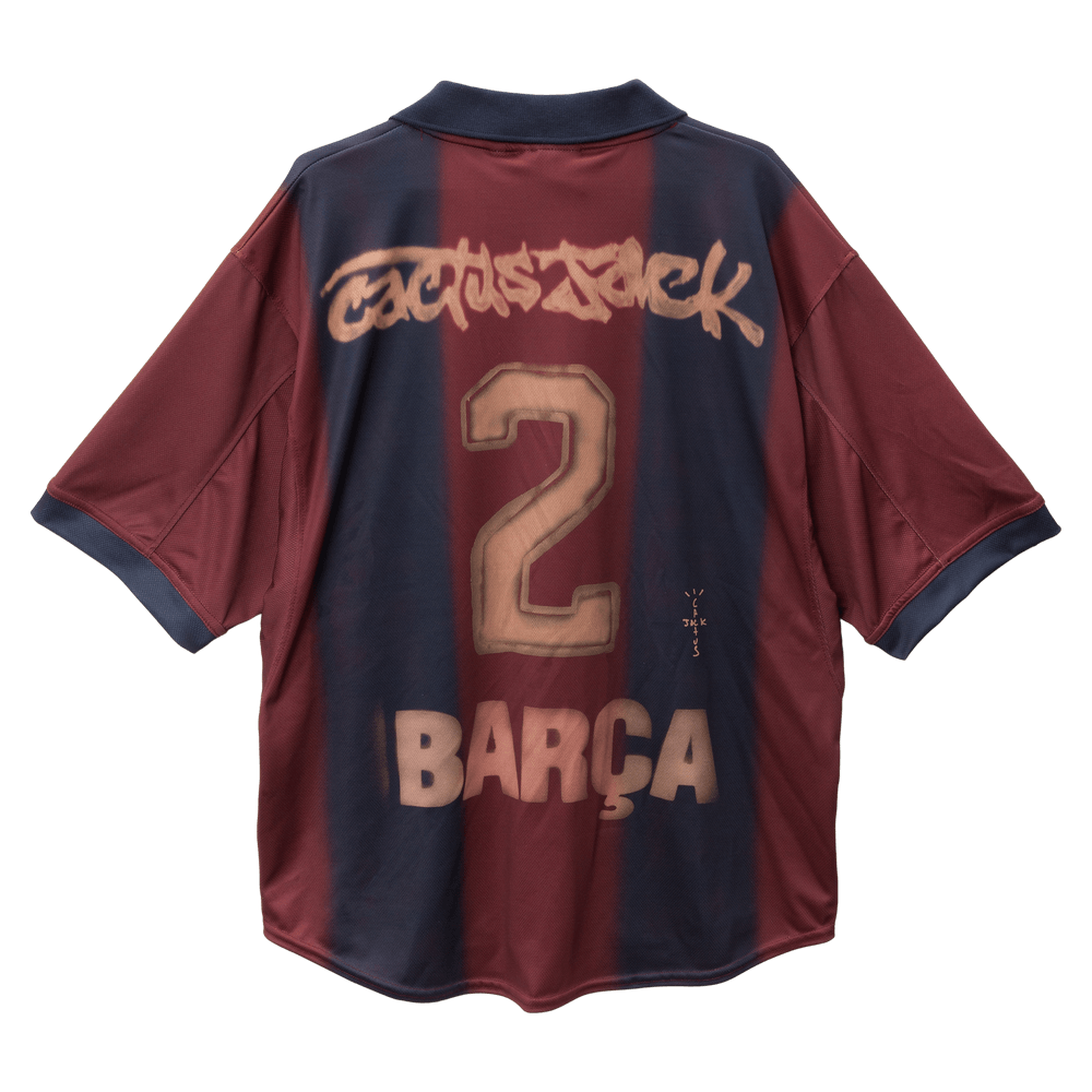 Maillot Rétro FC Barcelona x Travis Scott 2024 – Édition Limitée
