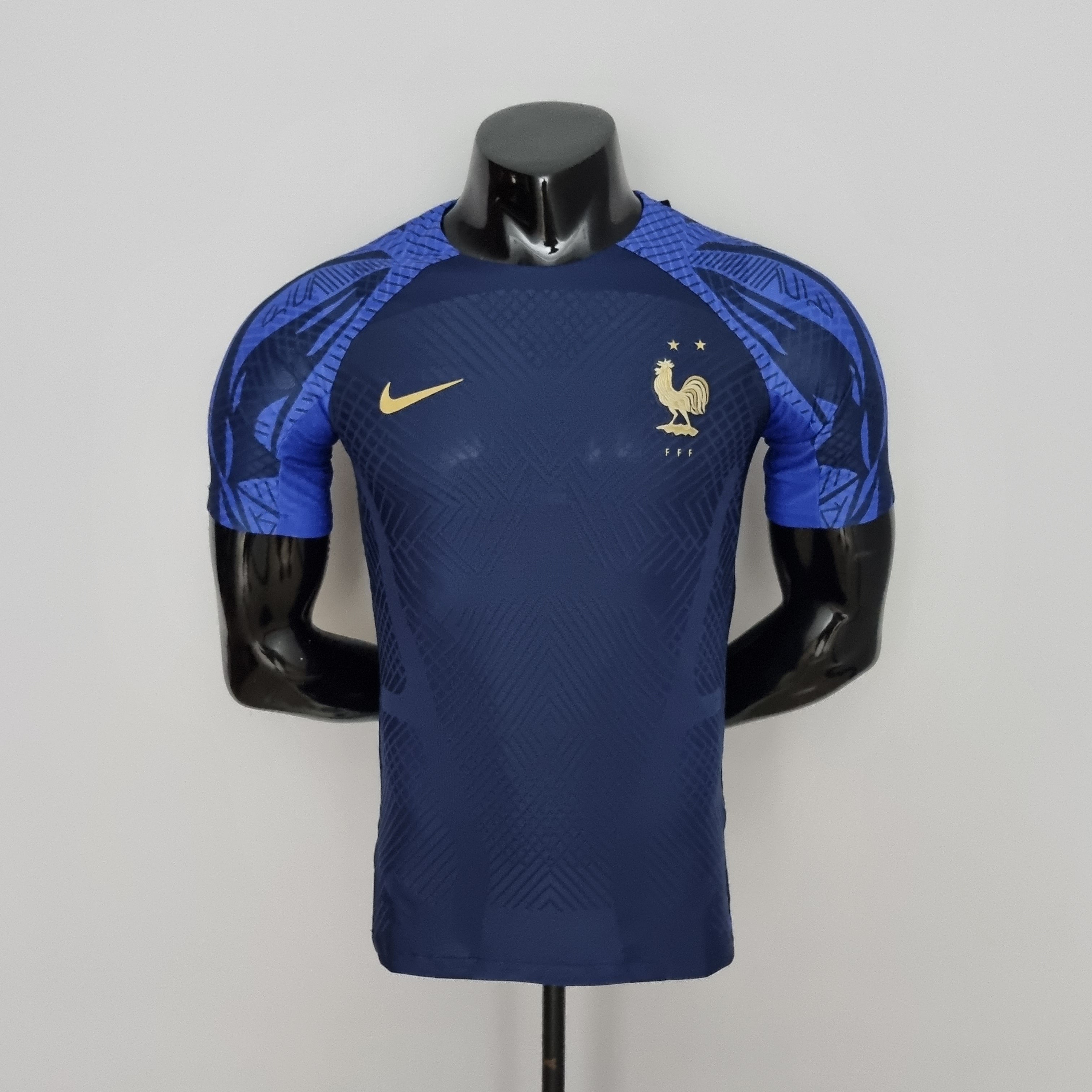 France Maillot D'Entraînement Version Joueur Bleu 2022