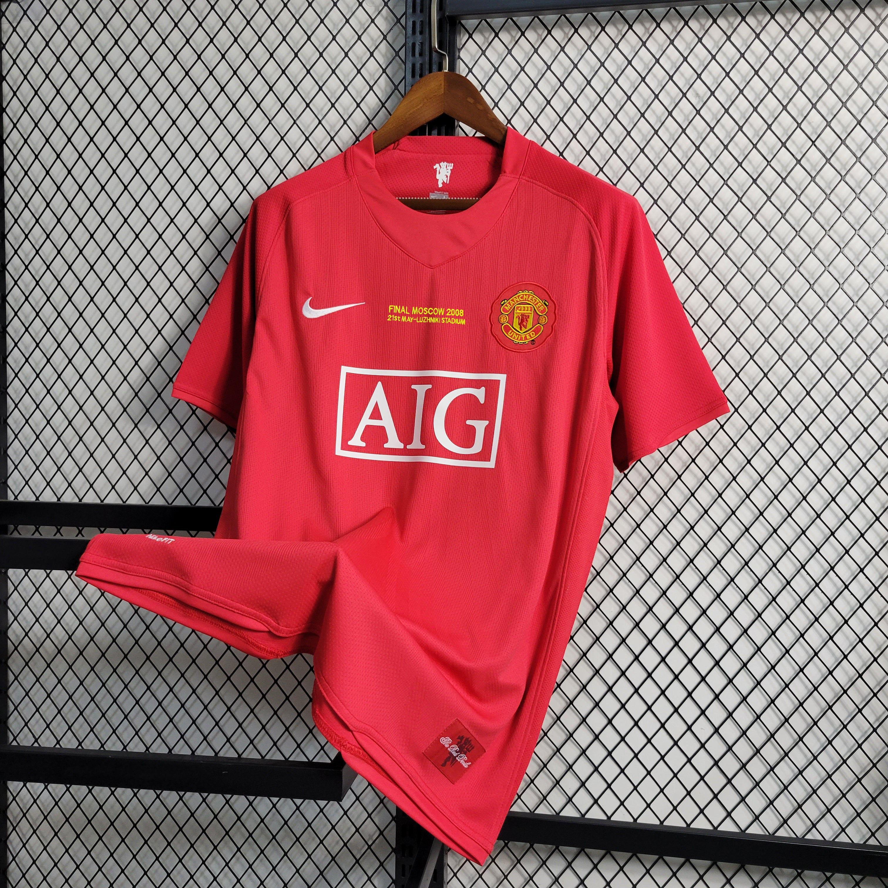 Manchester-United  Retro 07/08 domicile Champions League