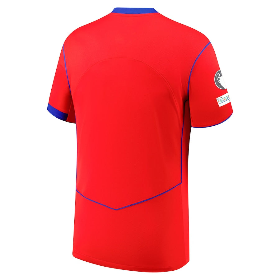 Maillot Third Stadium PSG Nike 25/26 avec Badge Champions d'Europe et Foundation 10 ans et Étoile Eiffel